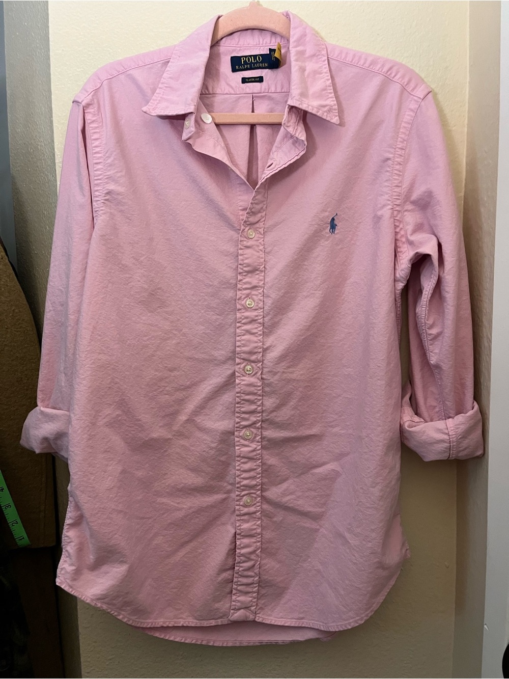 Polo Ralph Lauren Men’s Light Pink Button-Down Shirt